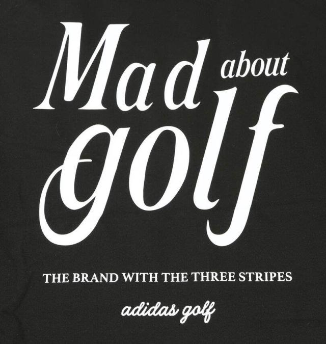 大きいサイズ adidas golf アディダスゴルフ バックグラフィック 長袖 モックネックシャツ ブラック 3XL 4XL 5XL/1278-5351-2-138