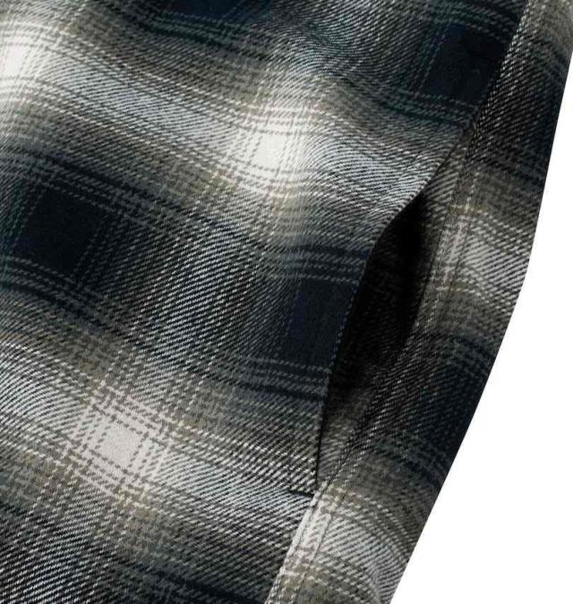 大きいサイズ Coleman ビエラ起毛 裏キルト シャツジャケット アイボリー系 3L 4L 5L 6L/1273-4600-1-139