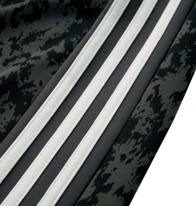 大きいサイズ adidas アディダス 総柄ウォームアップパンツ カーボン 3XO〜8XO/1276-3313-1-139