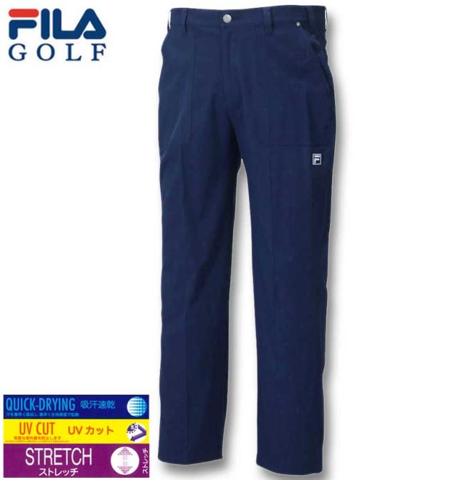 大きいサイズ FILA GOLF ストレッチツイル テーパードパンツ ネイビー 100cm〜130cm/1274-3330-2-140