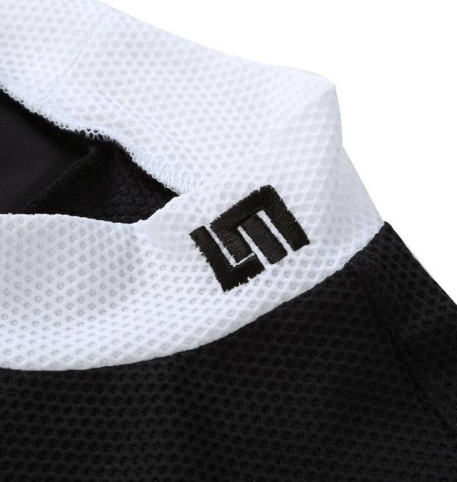 大きいサイズ LOUDMOUTH モックネック 半袖シャツ ブラック 3L 4L 5L 6L/1278-5225-1-140