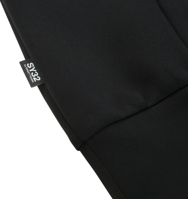 大きいサイズ SY32 by SWEET YEARS ダンボールニット フルジップ パーカー ブラック 3L 4L 5L 6L/1278-5604-2-240