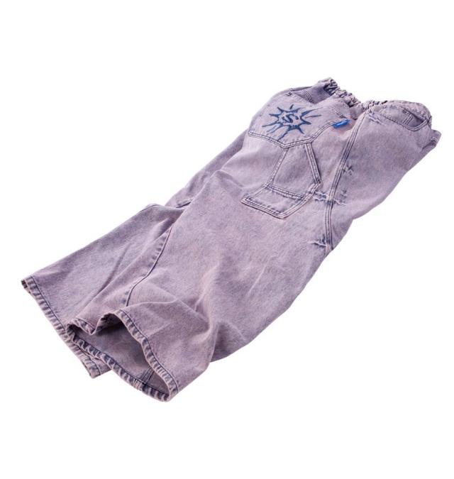 大きいサイズ SEQUENZ ウォッシュド デニムパンツ ローズ 3L 4L 5L 6L/1254-5340-3-148