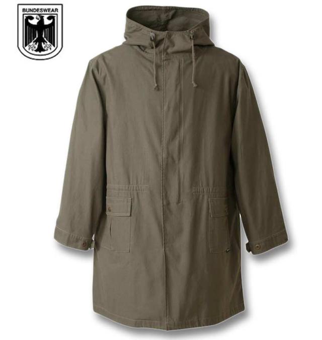 大きいサイズ BUNDESWEAR M-51 ツイル モッズコート カーキ 3L 4L 5L 6L 8L/1263-4300-1-148