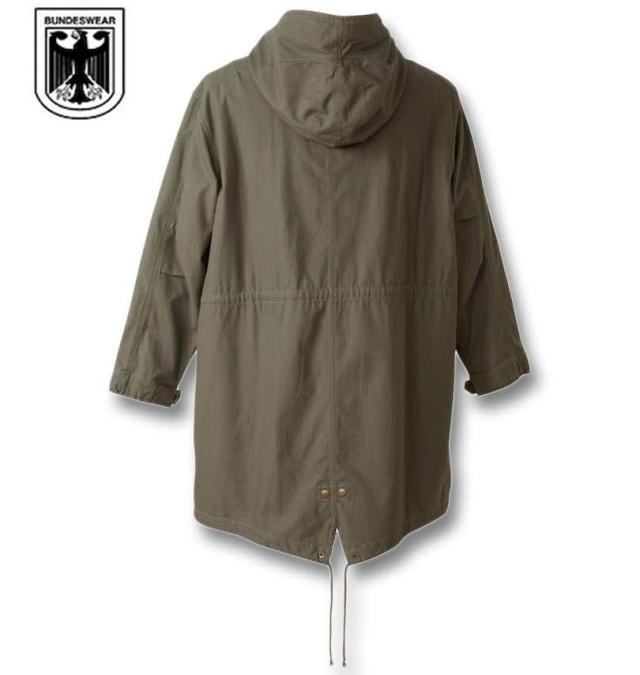 大きいサイズ BUNDESWEAR M-51 ツイル モッズコート カーキ 3L 4L 5L 6L 8L/1263-4300-1-148