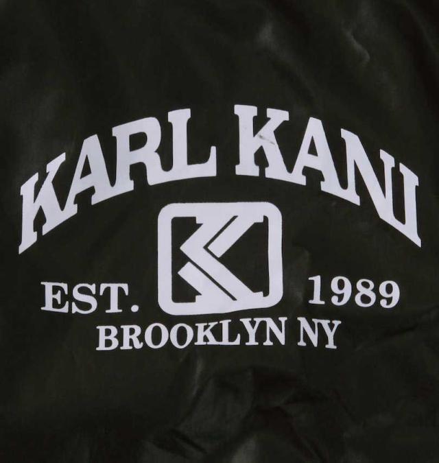 大きいサイズ KARL KANI マイクロタフタ裏地付 ジャケット レッド 3L 4L 5L 6L 8L/1273-3310-2-148