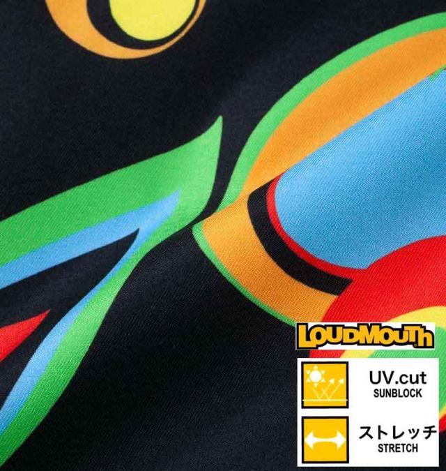 大きいサイズ LOUDMOUTH ストレッチ ツイル 柄 ゴルフ ロングパンツ 100cm 105cm 110cm 115cm 120cm 130cm/1274-4265-1-248