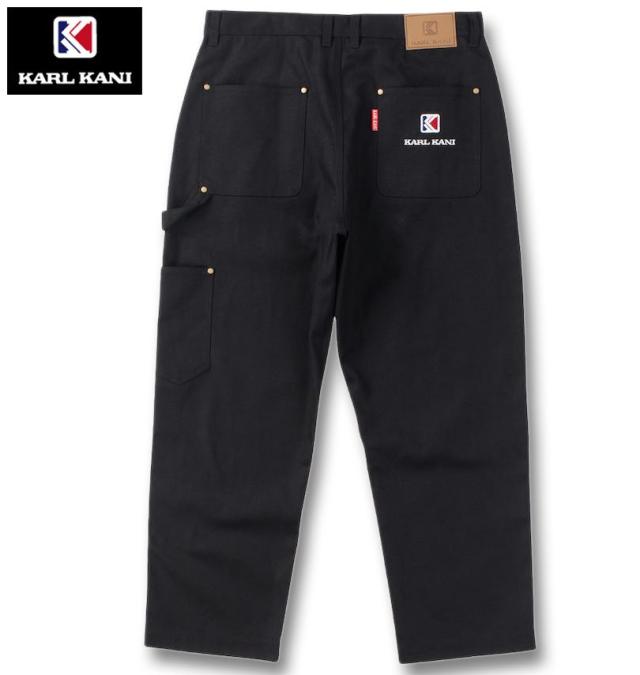 大きいサイズ KARL KANI ダックパンツ ブラック 100cm 110cm 120cm 130cm 140cm 150cm/1274-4341-2-148