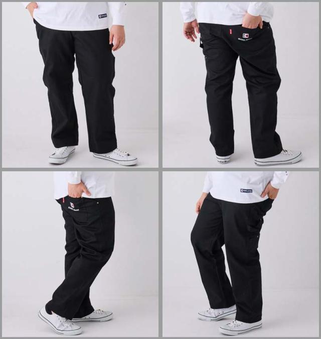 大きいサイズ KARL KANI ダックパンツ ブラック 100cm 110cm 120cm 130cm 140cm 150cm/1274-4341-2-148