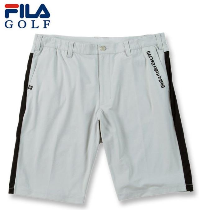 大きいサイズ FILA GOLF 8WAY ストレッチ ツイル ハーフパンツ ライトグレー 100cm 105cm 110cm 115cm 120cm 130cm/1274-5251-1-148
