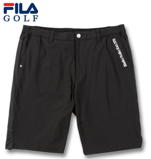 大きいサイズ FILA GOLF 8WAY ストレッチ ツイル ハーフパンツ ブラック 100cm 105cm 110cm 115cm 120cm 130cm/1274-5251-2-148