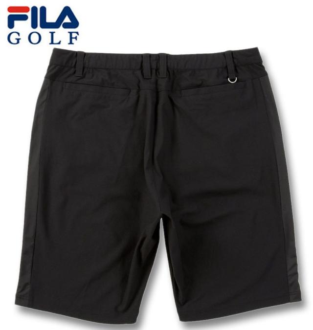 大きいサイズ FILA GOLF 8WAY ストレッチ ツイル ハーフパンツ ブラック 100cm 105cm 110cm 115cm 120cm 130cm/1274-5251-2-148