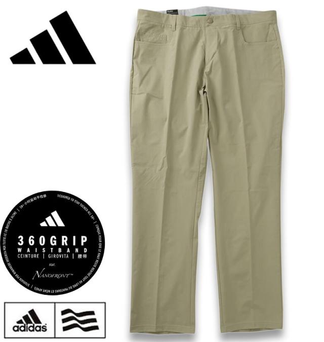 大きいサイズ adidas golf アディダスゴルフ TWIST WEAVE 360 GRIP 5ポケット パンツ ワンダーカーゴ 104cm 108cm/1274-6200-1-148