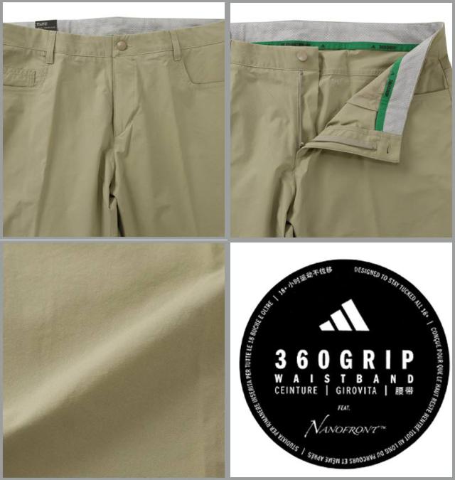 大きいサイズ adidas golf アディダスゴルフ TWIST WEAVE 360 GRIP 5ポケット パンツ ワンダーカーゴ 104cm 108cm/1274-6200-1-148_5