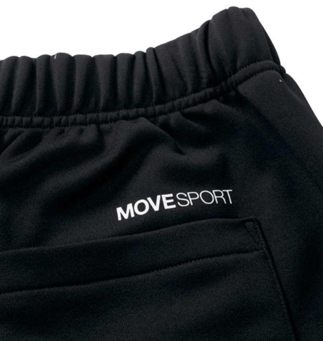 大きいサイズ MOVESPORT ライトスムース スウェット テーパード ジョガーパンツ ブラック 3L 4L 5L 6L/1276-4331-2-148