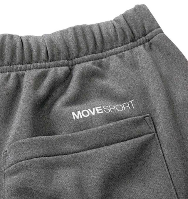 大きいサイズ MOVESPORT ライトスムース スウェット テーパード ジョガーパンツ グレー杢 3L 4L 5L 6L/1276-4331-3-148