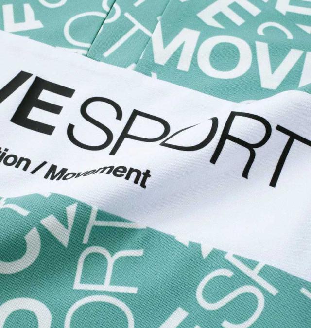 大きいサイズ MOVESPORT SUNSCREEN ミニ鹿の子 総柄 グラフィック 半袖 ポロシャツ カーキ×ホワイト 3L 4L 5L 6L/1278-4252-3-148