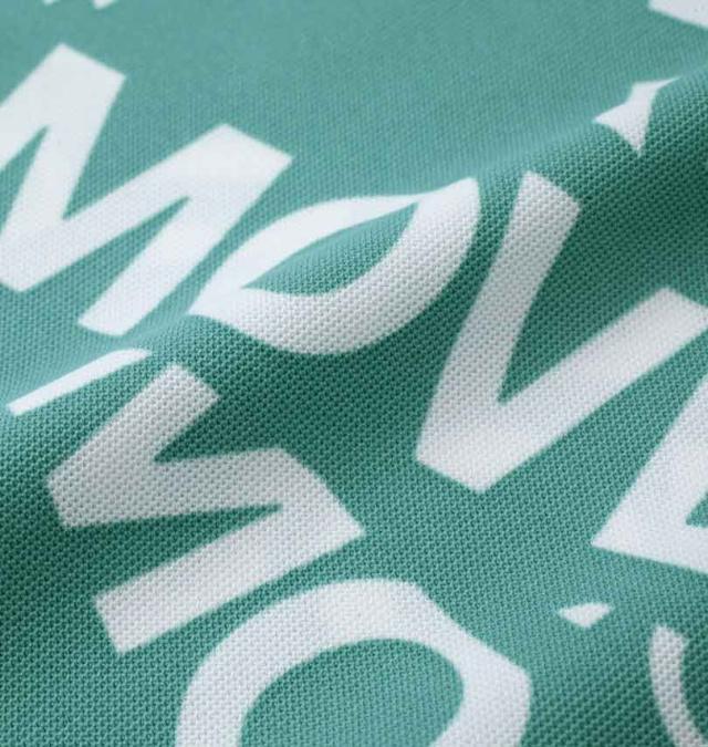 大きいサイズ MOVESPORT SUNSCREEN ミニ鹿の子 総柄 グラフィック 半袖 ポロシャツ カーキ×ホワイト 3L 4L 5L 6L/1278-4252-3-148