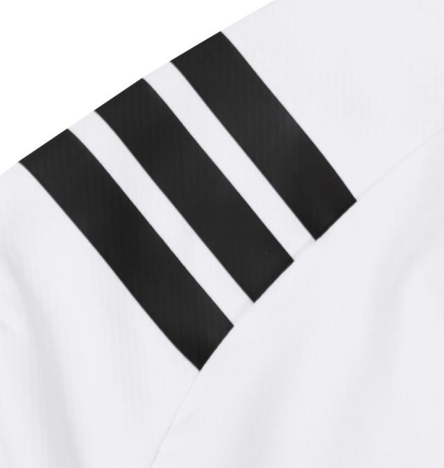 大きいサイズ adidas golf アディダスゴルフ COLD.RDY スリーストライプ 長袖 モックネックシャツ ホワイト 3XL 4XL 5XL/1278-5352-1-148