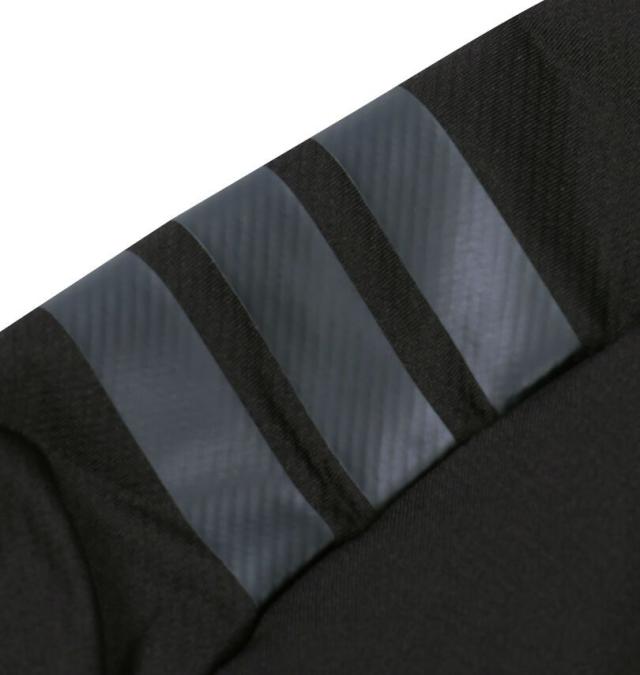 大きいサイズ adidas golf アディダスゴルフ COLD.RDY スリーストライプ 長袖 モックネックシャツ ブラック 3XL 4XL 5XL/1278-5352-2-148