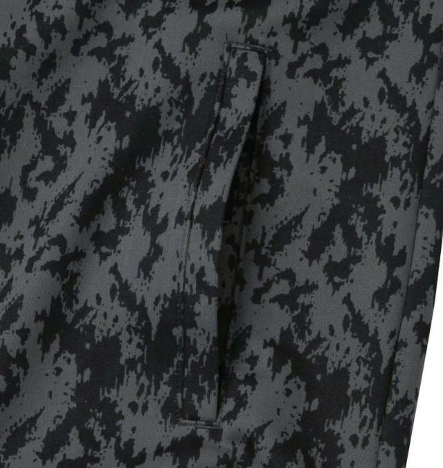 大きいサイズ adidas アディダス 総柄ウォームアップジャケット カーボン 3XO〜8XO/1276-3312-1-149