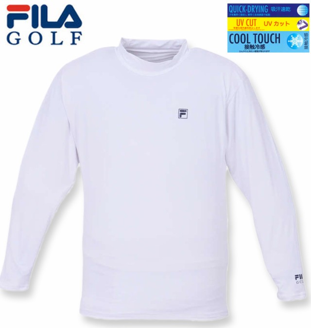 大きいサイズ FILA GOLF ハイネックインナーシャツ ホワイト 3L 4L 5L