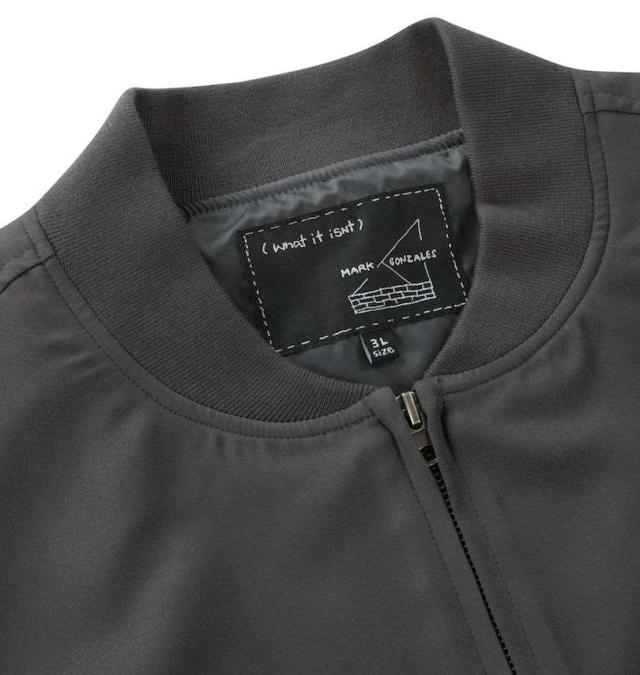 大きいサイズ (What it isNt) ポリクロス ワークジャケット ブルゾン チャコール 3L 4L 5L 6L 8L/1273-4651-1-150