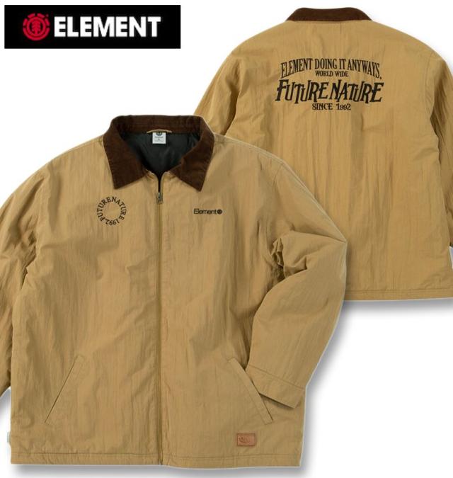 大きいサイズ ELEMENT DUTY BUDDY 薄中綿 ブルゾン ブラウン 3L 4L 5L 6L/1273-5305-1-250