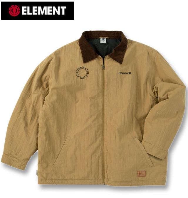 大きいサイズ ELEMENT DUTY BUDDY 薄中綿 ブルゾン ブラウン 3L 4L 5L 6L/1273-5305-1-250