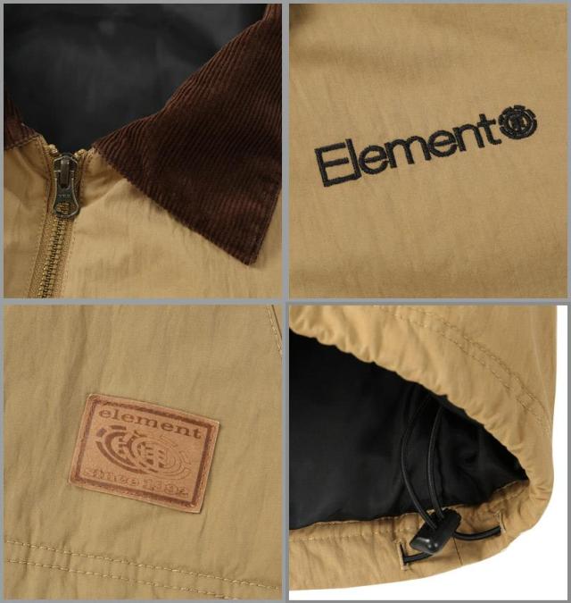 大きいサイズ ELEMENT DUTY BUDDY 薄中綿 ブルゾン ブラウン 3L 4L 5L 6L/1273-5305-1-250