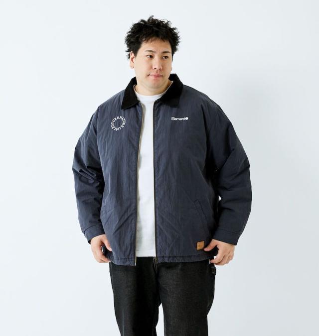 大きいサイズ ELEMENT DUTY BUDDY 薄中綿 ブルゾン ブラック 3L 4L 5L 6L/1273-5305-2-250