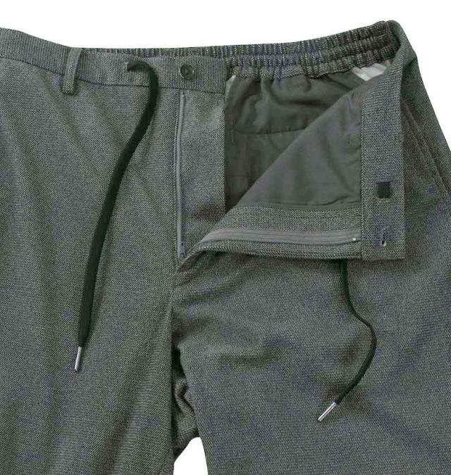 大きいサイズ TETE HOMME フィルサーモトリコット シャーリングドローパンツ グレー 3L 4L 5L 6L/1274-3385-1-250