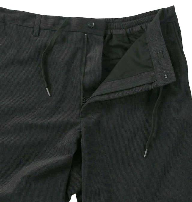 大きいサイズ TETE HOMME フィルサーモトリコット シャーリングドローパンツ ブラック 3L 4L 5L 6L/1274-3385-2-250