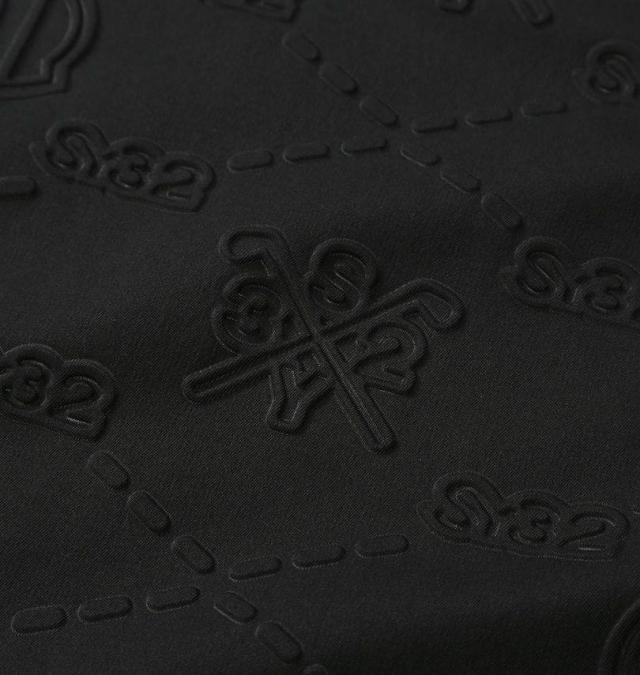 大きいサイズ SY32 by SWEET YEARS ゴルフ エンボス ストレッチ パンツ ブラック 3L 4L 5L 6L/1274-5205-2-250