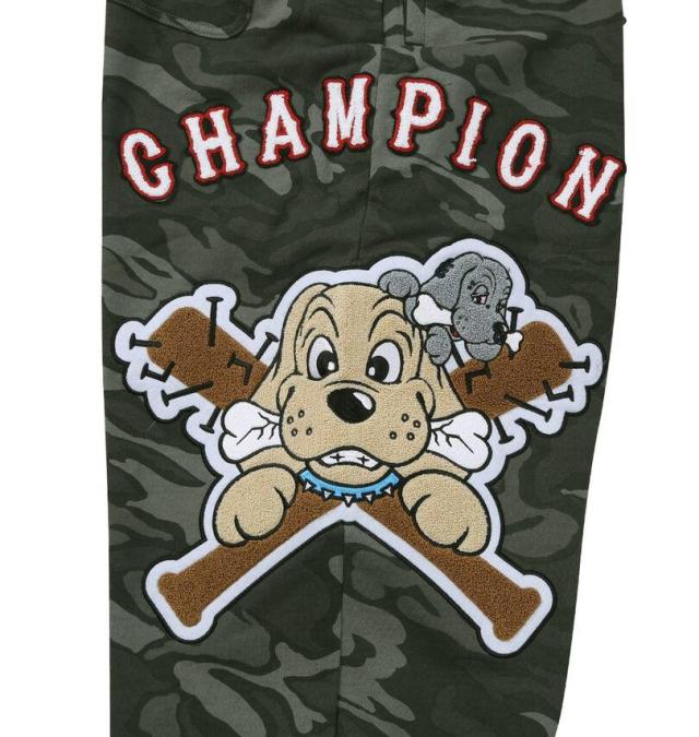 大きいサイズ GALFY 復活わんわん大学 スウェットパンツ カモフラ柄 3L 4L 5L 6L/1254-5315-1-158