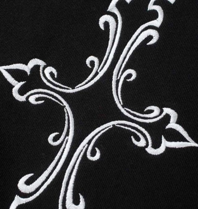 大きいサイズ GLADIATE 刺繍 裏毛 フルジップ パーカー ブラック 3L 4L 5L 6L/1258-4361-1-158