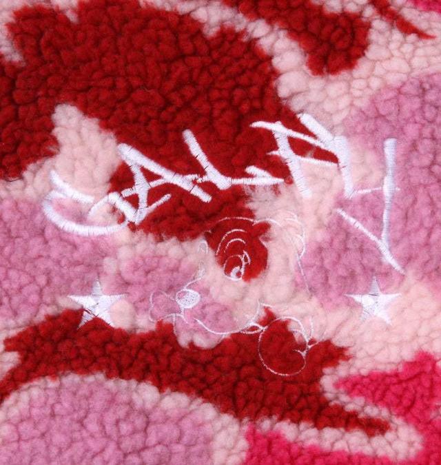 大きいサイズ GALFY カモボア フルジップパーカー ピンク 3L 4L 5L 6L/1258-4382-1-158