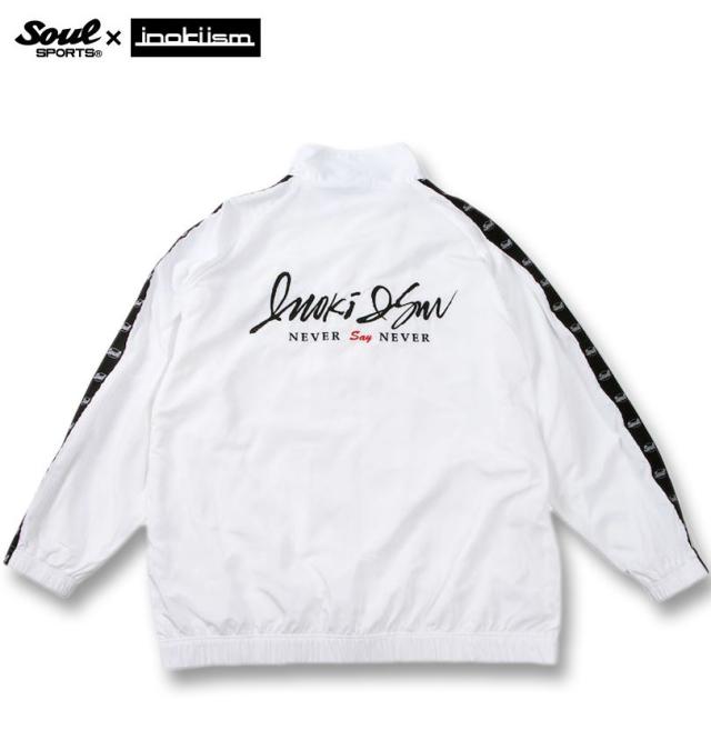 大きいサイズ INOKI ISM×SOUL アントニオ猪木 ウインドブレーカー ジャケット ホワイト 3L 4L 5L 6L/1273-4365-1-158