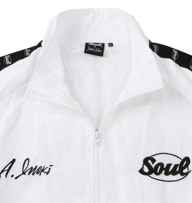 大きいサイズ INOKI ISM×SOUL アントニオ猪木 ウインドブレーカー ジャケット ホワイト 3L 4L 5L 6L/1273-4365-1-158