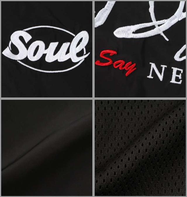 大きいサイズ INOKI ISM×SOUL アントニオ猪木 ウインドブレーカー ジャケット ブラック 3L 4L 5L 6L/1273-4365-2-158