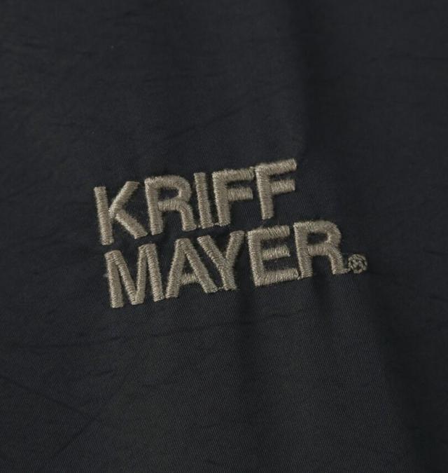 大きいサイズ KRIFF MAYER ひっくり フルジップ パーカージャケット ブラック 3L 4L 5L 6L 8L/1273-5340-2-158