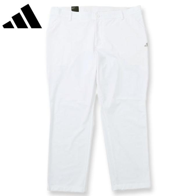 大きいサイズ adidas golf アディダスゴルフ EX-Stretch Active スリーストライプ アンクルパンツ ホワイト 104cm 108cm/1274-5220-1-158_1