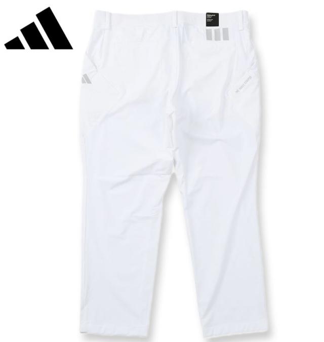 大きいサイズ adidas golf アディダスゴルフ EX-Stretch Active スリーストライプ アンクルパンツ ホワイト 104cm 108cm/1274-5220-1-158_2