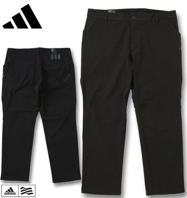 大きいサイズ adidas golf アディダスゴルフ EX-Stretch Active スリーストライプ アンクルパンツ ブラック 104cm 108cm/1274-5220-2-158