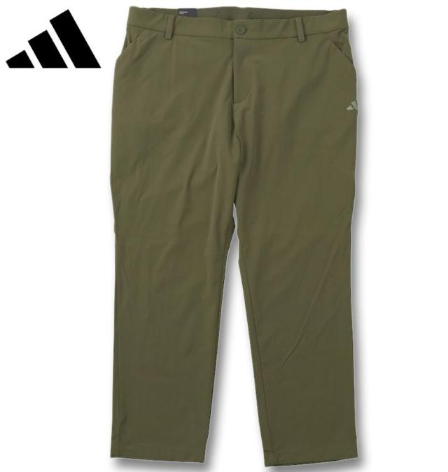 大きいサイズ adidas golf アディダスゴルフ EX-Stretch Active スリーストライプ アンクルパンツ オリーブストレータ 104cm 108cm/1274-5220-3-158_1