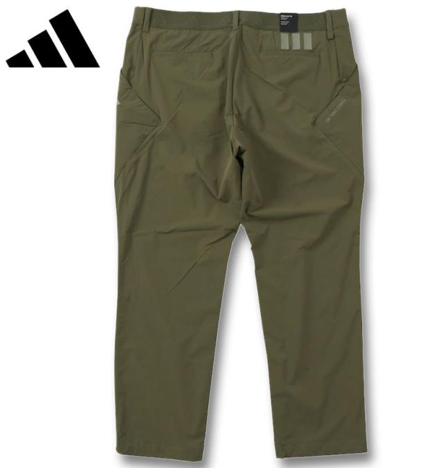 大きいサイズ adidas golf アディダスゴルフ EX-Stretch Active スリーストライプ アンクルパンツ オリーブストレータ 104cm 108cm/1274-5220-3-158_2