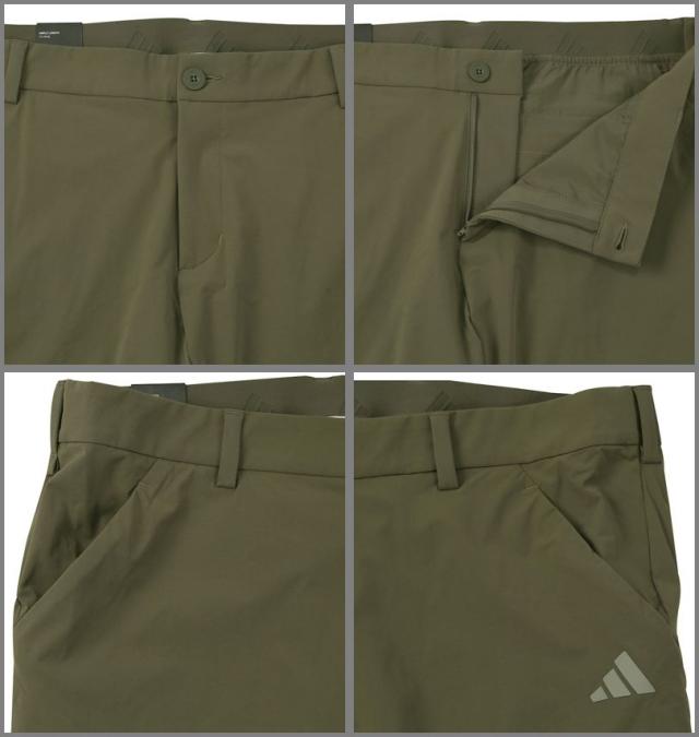 大きいサイズ adidas golf アディダスゴルフ EX-Stretch Active スリーストライプ アンクルパンツ オリーブストレータ 104cm 108cm/1274-5220-3-158_4