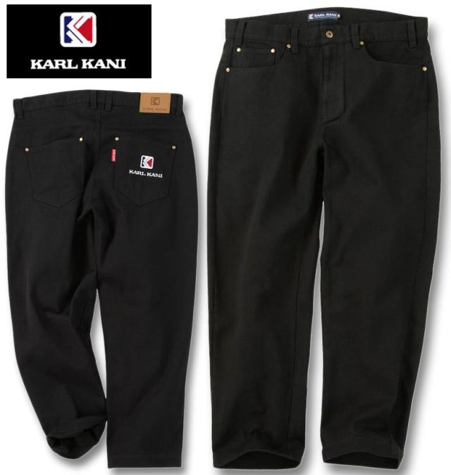 大きいサイズ KARL KANI デニムパンツ ブラック 100cm 110cm 120cm 130cm 140cm/1274-5341-2-158
