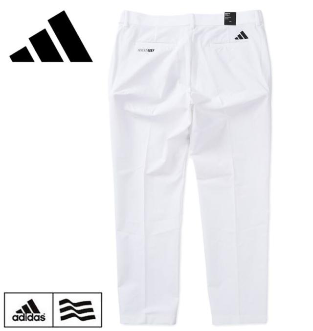 大きいサイズ adidas golf アディダスゴルフ CLIMACOOL EX-STRETCH ACTIVE サイドポケット アンクルパンツ ホワイト 104cm 108cm/1274-6201-1-158_1