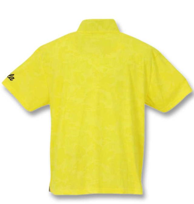 大きいサイズ FILA GOLF ジャガードハーフジップ半袖シャツ イエロー 3L 4L 5L 6L/1278-3281-2-158_1